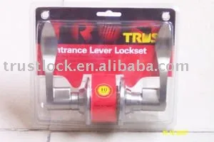 ANSI Grade 3 Tubular Lever Lock with Brass cylinder