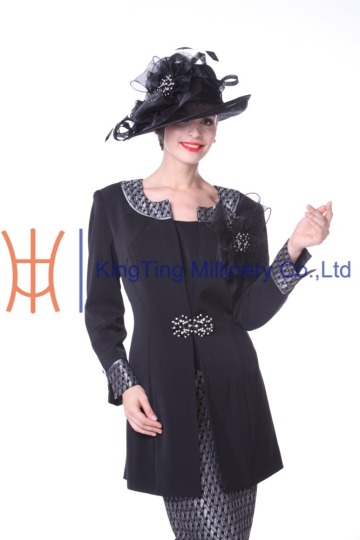 2015 female church dress suits in Africa style/elegant three Quarter Sleeve women suits