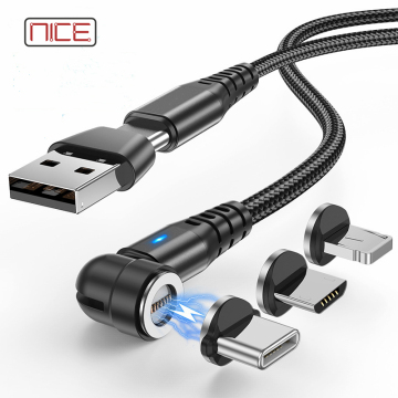 7 pinów PD 60W Szybkie ładowanie kabla adaptera USB - 3 w 1 kabel ładowania magnetycznego