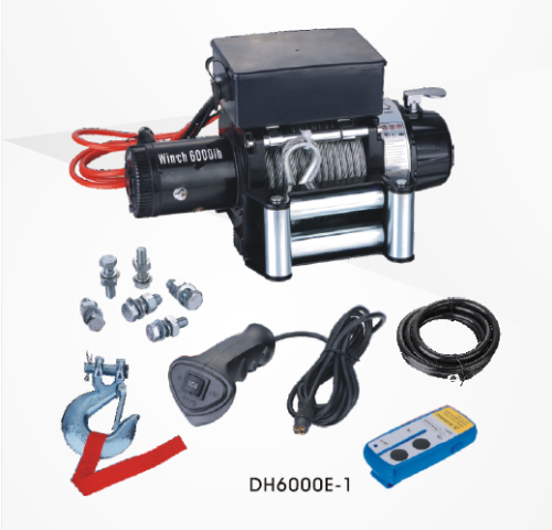 6000lb 4 * 4 Offroad Auto listrik Winch