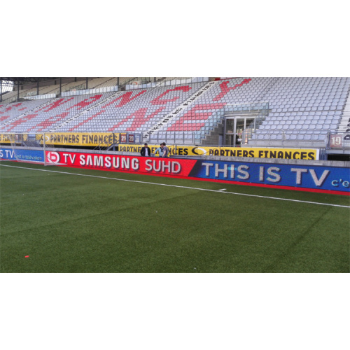 Pantalla LED a todo color del perímetro P10 para el estadio