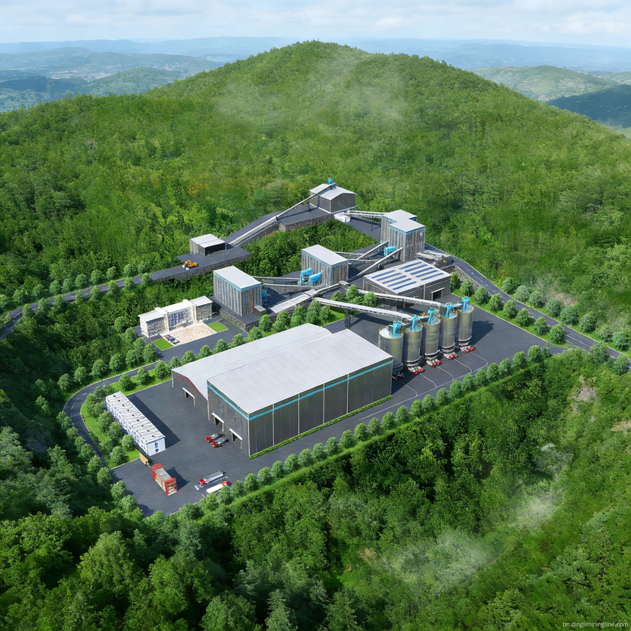 1500 TPH ইকো-ফ্রেন্ডলি সামগ্রিক উৎপাদন লাইন