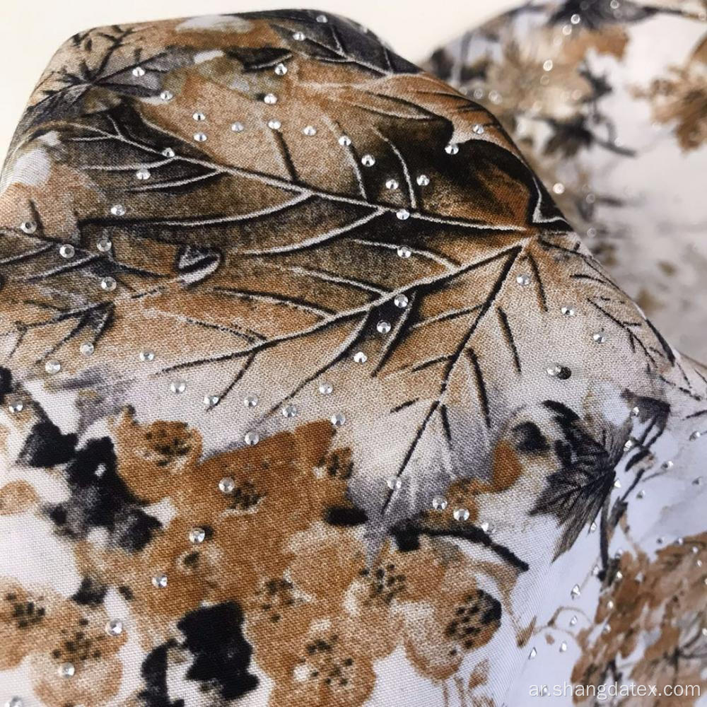 ليف رايون تصميم سوبر النسيج شبه الرقمي مع الحجر
