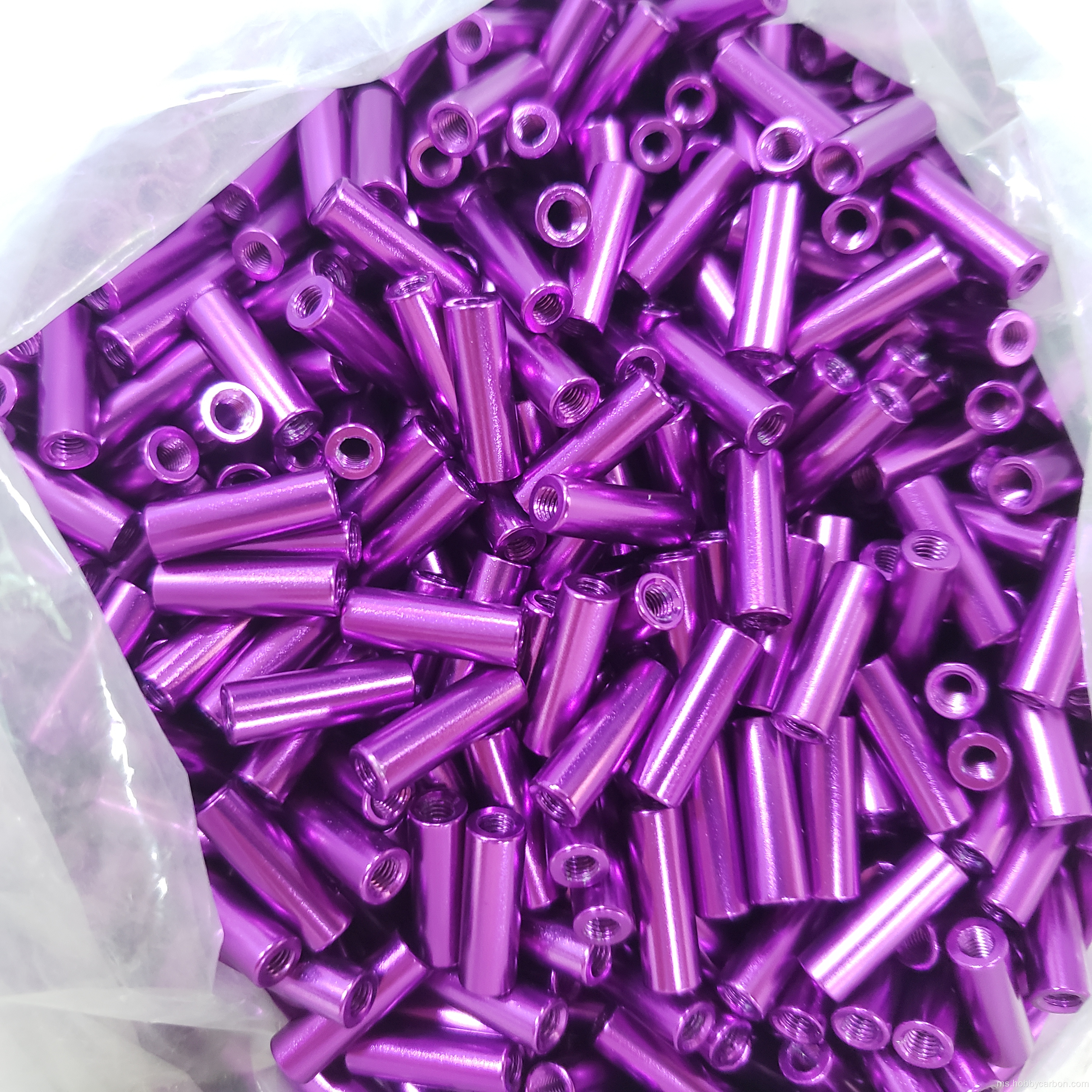 M3x15mm Purple Aluminium Spacer untuk FPV Frame