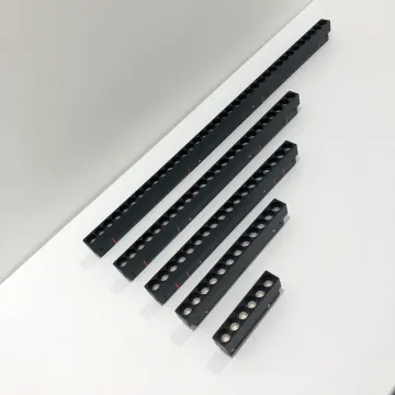 PNY Model White Black Track Mounted Aluminum Housing Magnetic LED Track Lights 48V Surface or Suspension Rail