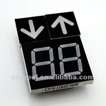 LED Seven Segment And Arrow Display for Elevator Control