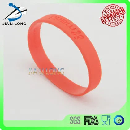 the silicone colorful silicone bracelet