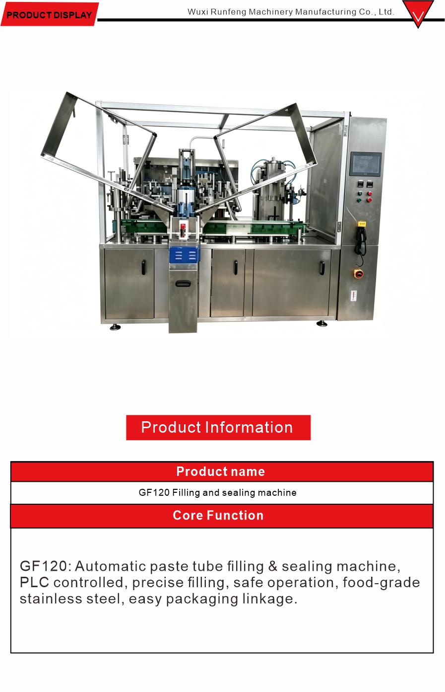 Double Pump Tube Filling and Sealing Machine