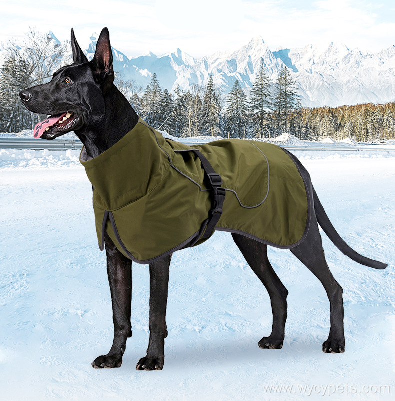 Military Style Pet Dog Winter Clothes Cotton Coat