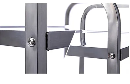 Stainless Steel Bread Pan Bakery Trolley