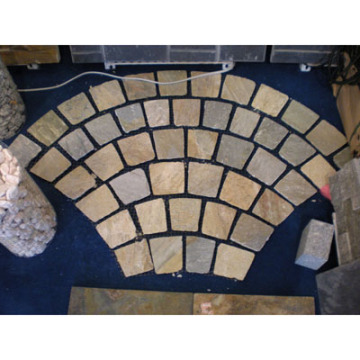 Slate Paving Flooring Wall Stair