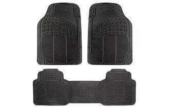 3D Auto Vehicle Truck Rubber Floor Mats Black For Floor Pro