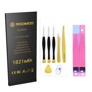 ROOMOO brand battery for phone 8G all certificates 1821mah full capacity