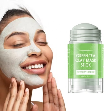 OEM Customized Logo Green Tea Clay Mask Stick for Skin Care