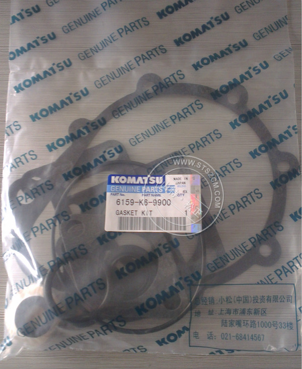 KOMATSU ENGINE SA6D125E-3C-7A water pump gasket kit 6159-K6-9900