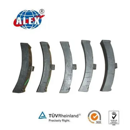 Composite material tread brake shoe
