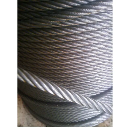 Galvanized Steel Wire Rope and Cable Factory: Types 6x7 and 6x19