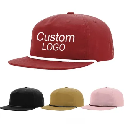 Custom Logo Blank Richardson 256 Rope Snapback Caps