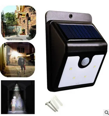 Outdoor Solar Powered Wireless Waterproof Security Motion solar sensor light