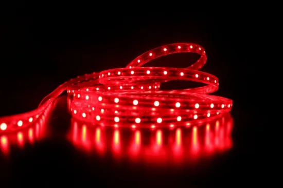 Epoxy Red Flexible Led Ribbon Strip Lights With 120leds/m Ip65 600pcs 3528