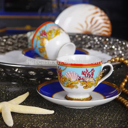 30 Pieces Fine Bone China Luxury Royal Porcelain Dinnerware