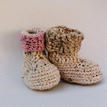 Crochet Baby Shoes Crochet Newborn Booties Girls shoes