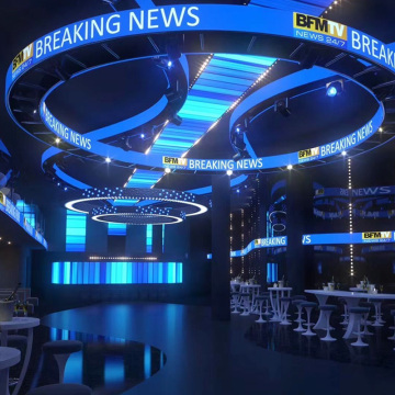 Low Energy Indoor LED Flexible Video Wall Panels for 3D Advertising