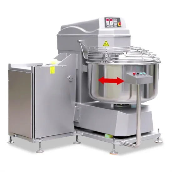First Class Bakery Kneading Equipment Flour Dough Mxier Machine 100 Kg 300 Kg 500 Liter 500 Kg Big Capacity Flour Bread Pizza Dough Spiral Mixers Commercial