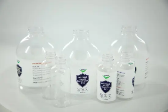 Custom clear self adhesive vinyl product stickers label