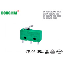 Microinterruptor subminiatura para electrodomésticos