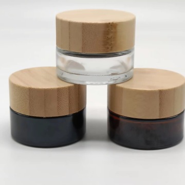 PS PET Clear Cosmetic Jars: 50ml to 500ml with Black Lids