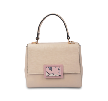 Leather tote bag for elegant ladies