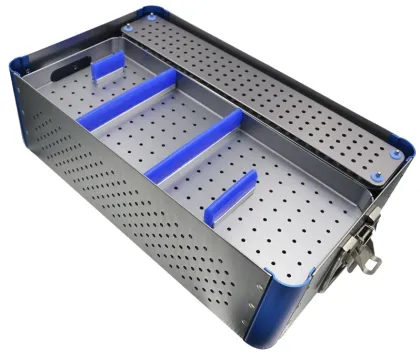 Aluminum sterilization tray box case of Surgical Instruments