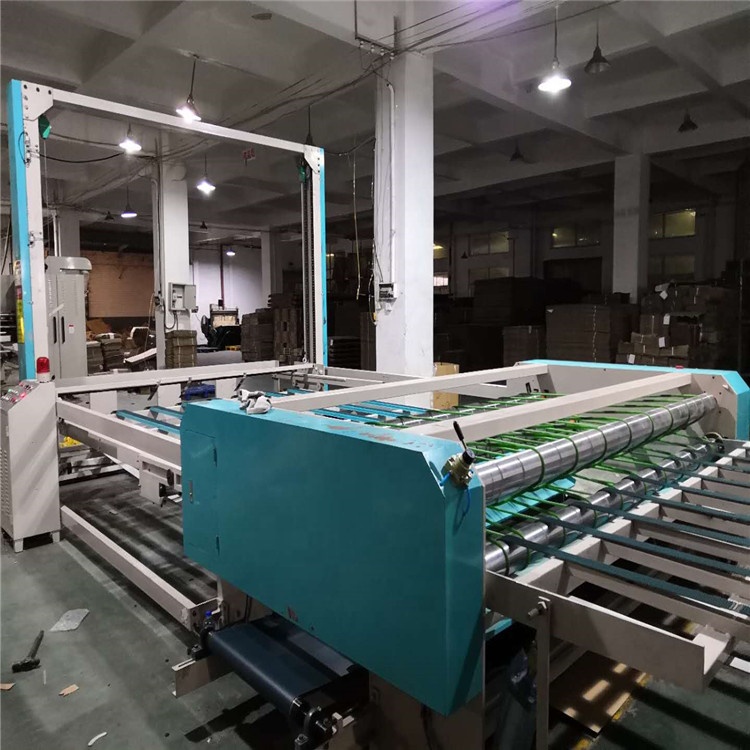 automatic four colors flexo printer slotter die cutter