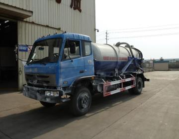 Dongfeng 8000 liters sewage suction tank truck