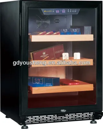 cigar boxes wholesale Refrigerated cigar humidor wooden Compressor cigar box US-54(154Liters) Humidity adjustable cigar cooler