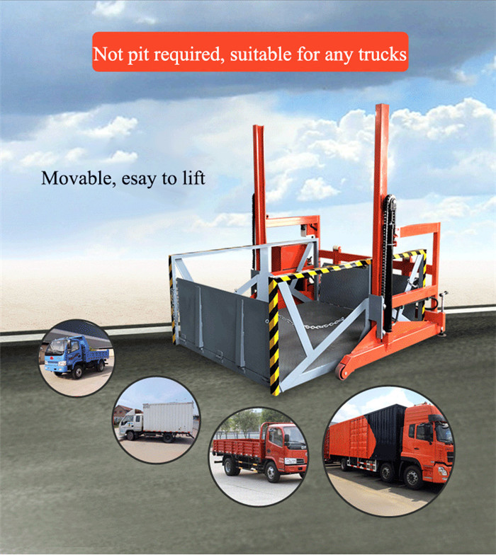 2000kg Movable Mobile Loading and Unload lift platform China ...