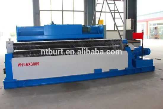 three roller electric steel rolling model W11-6x3000 rolling machine                        
                                                Quality Choice