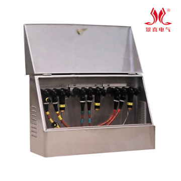Serie de cajas de distribución de cables de alta tensión