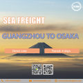 Freight International Sea desde Guangzhou a Osaka Japón