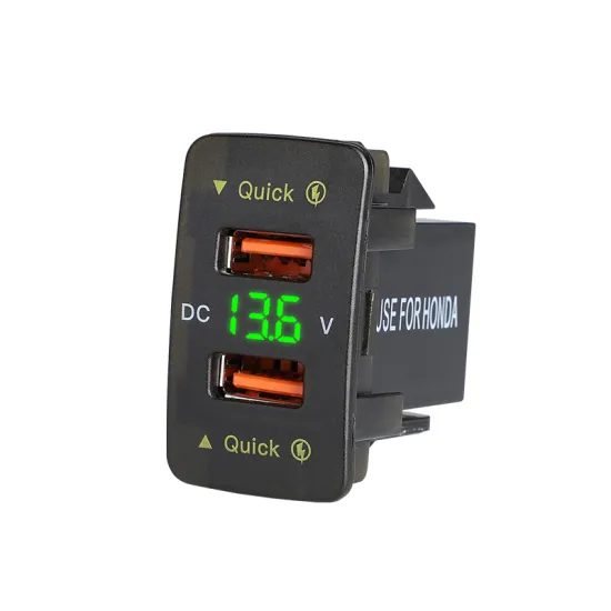 12V 24V Dual QC 3.0 Fast Charging USB-C Car Charger Adapter