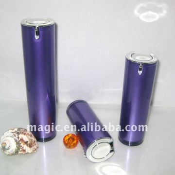 Fancy airless pump cosmetic bottles cosmetic packaging airless bottles plastic bottle cosmetic packaging