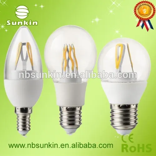 New design filament led bulb, 5W 7W 9W led filament bulb with CE Rohs certificate