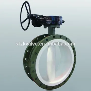 Middle wafer flange butterfly valve