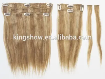 100% remy hair and superior quality hair clip hair extension