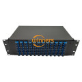 3U 96 Cores SC แผงกระจายไฟเบอร์ SC