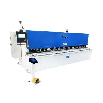 ES10 CNC Hydraulic Iron Sheet Guillotine QC12K 6x3200 Shearing Machine for Sale