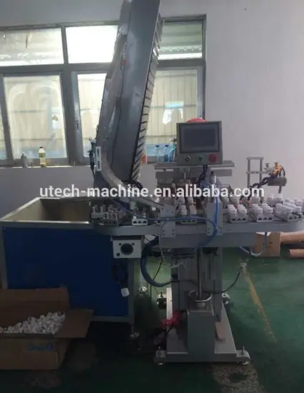 2017 Automatic multi-color printing machine plastic Bottle Cap Pad Printer