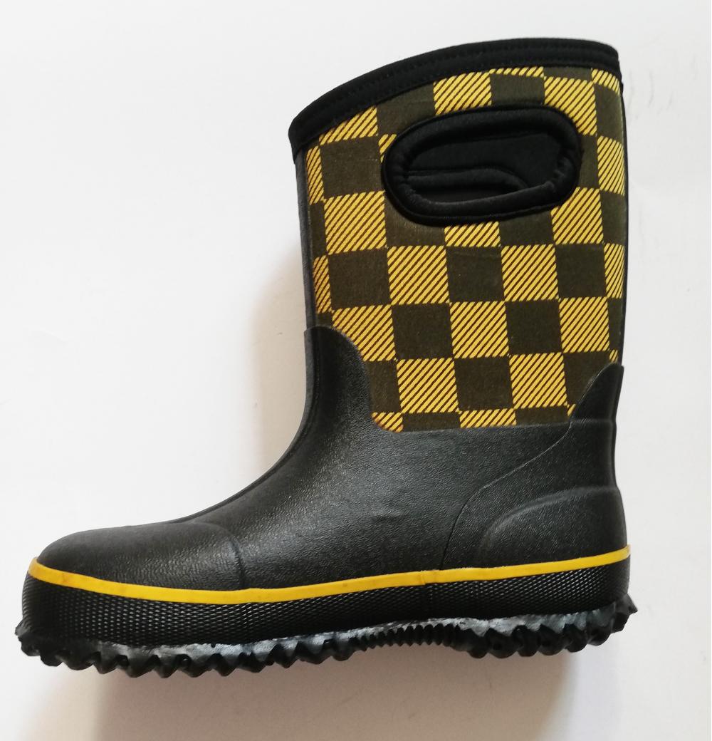 Botas de jardinería de neoprene de neoprene para niños más vendidos baratos