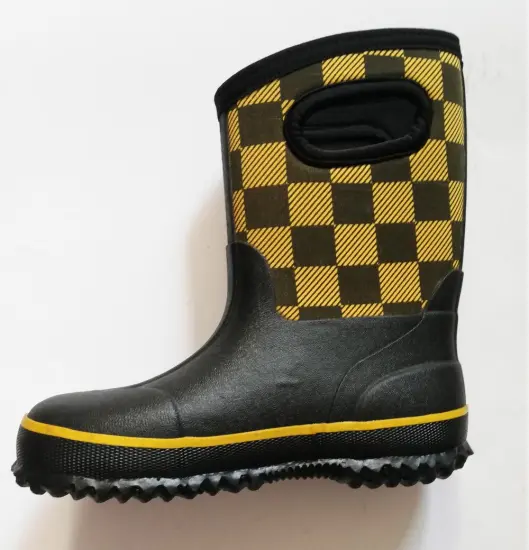Cheap best selling lovely kids neoprene gardening boots